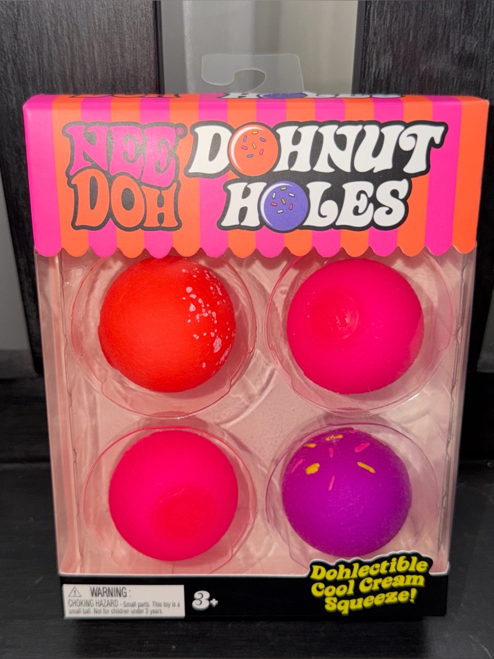 NeeDoh Dohnut Holes 4 Pack Teenie NEW VIRAL SQUISHY